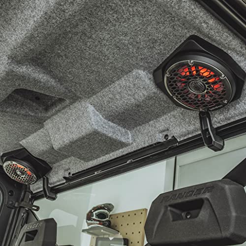 Rockford Fosgate RNGR18-STG6 Audio Kit: PMX-3 Receiver, 1500-Watt Amp, M2 Series Color Optix Multicolor LED Lighted Front & Rear Speakers Plus Subwoofer for Select Polaris Ranger Models (2018-2022) Rockford Fosgate RNGR18-STG6 Audio Kit: PMX-3 Receiver, 1500-Watt Amp, M2 Series Color Optix Multicolor LED Lighted Front & Rear Speakers Plus Subwoofer for Select Polaris Ranger Models (2018-2022)